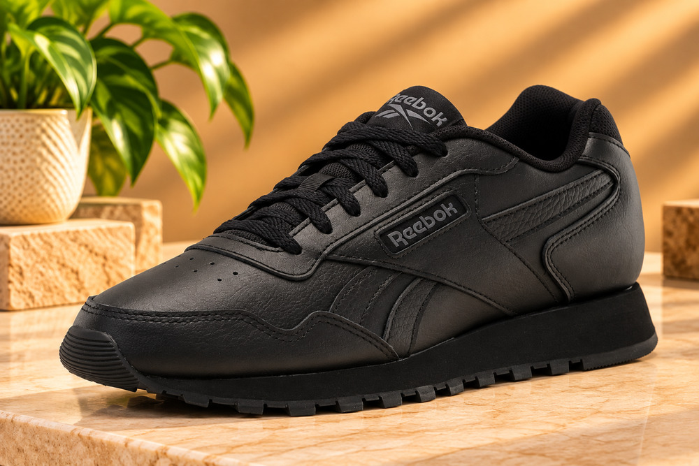 NWT Reebok Women's Glide Sneakers Black Pure Grey Size 9.5